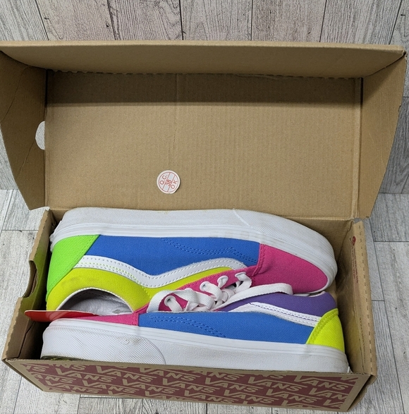 Vans Shoes - Vans Women Colorful Athletic Shoes - Pink, Blue, Purple, Green